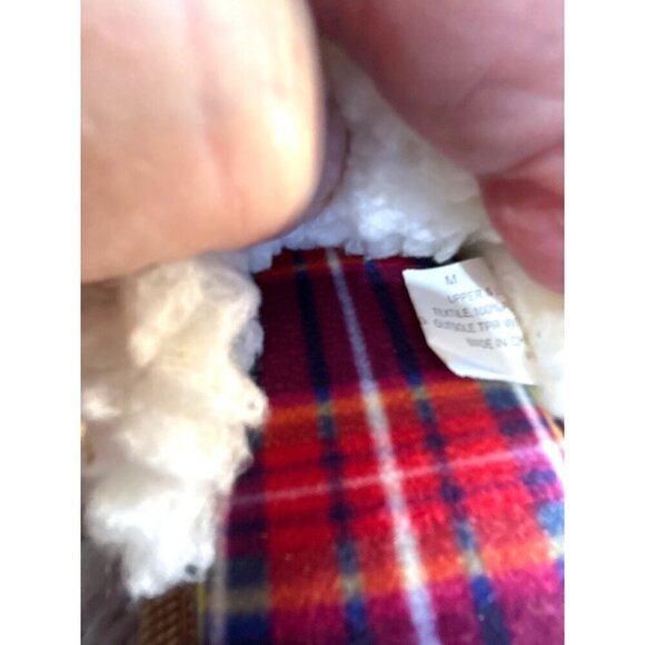 Baby Deer Toddler Girls Reindeer Christmas  Slippers Tan Size M 7 - Picture 3 of 5